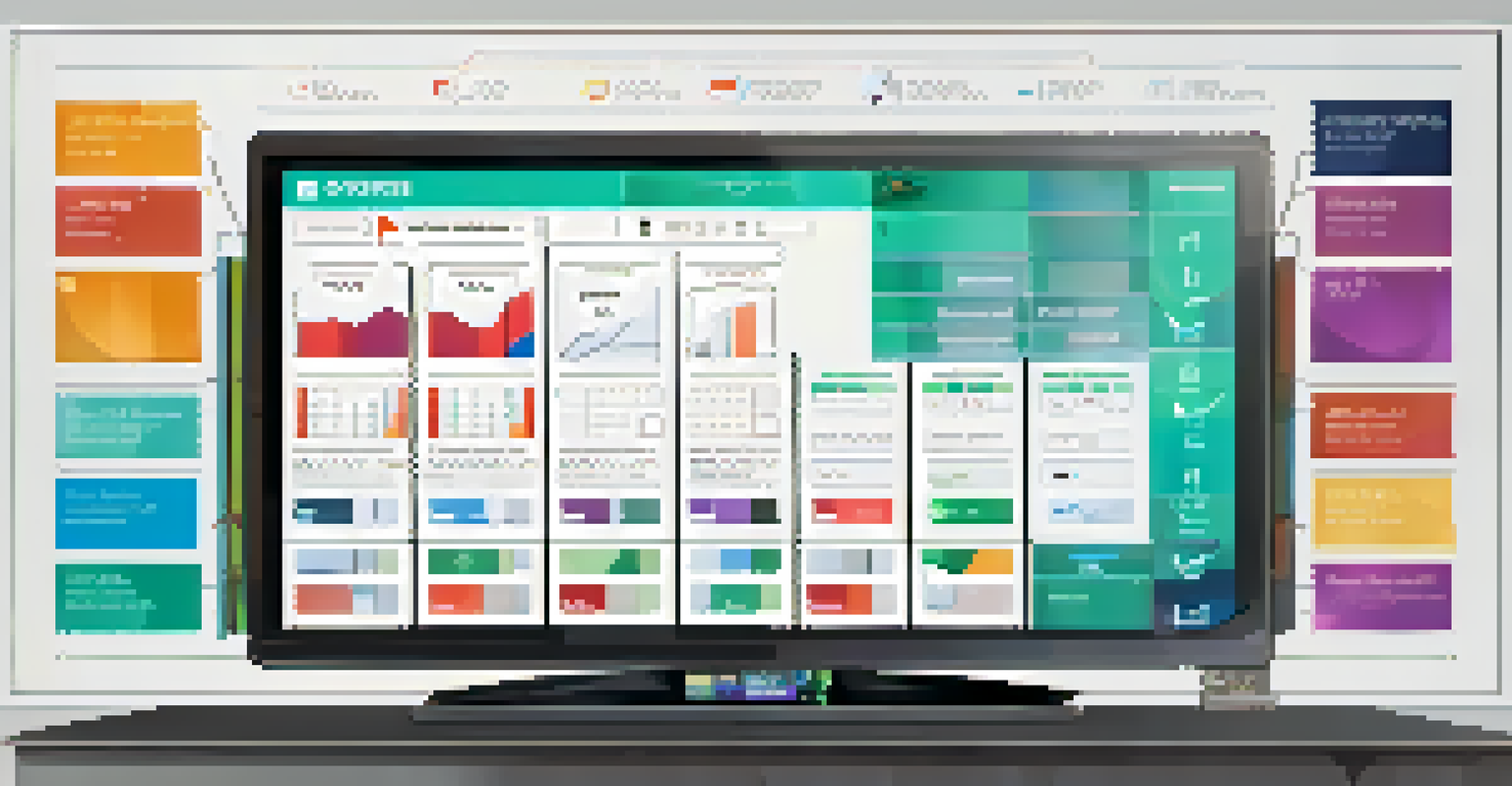 A digital interface demonstrating different voting mechanisms for a DAO, with colorful graphs and modern design elements.