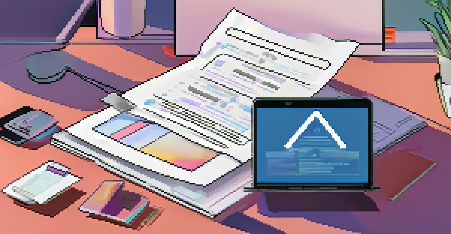 A split-screen showing traditional identity verification with a notary and modern digital identity management using smart contracts.