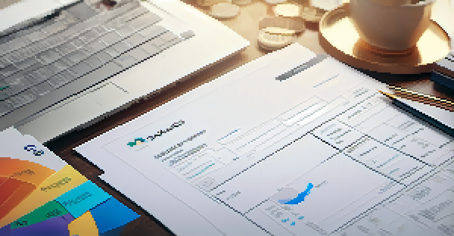 A modern invoice template on a desk showcasing cryptocurrency payment options, set in a professional environment.