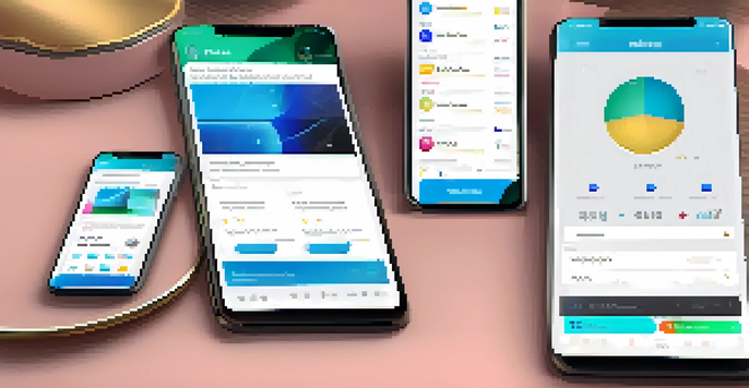 A modern user interface of a crypto application on a smartphone, tablet, and desktop, highlighting intuitive navigation menus.