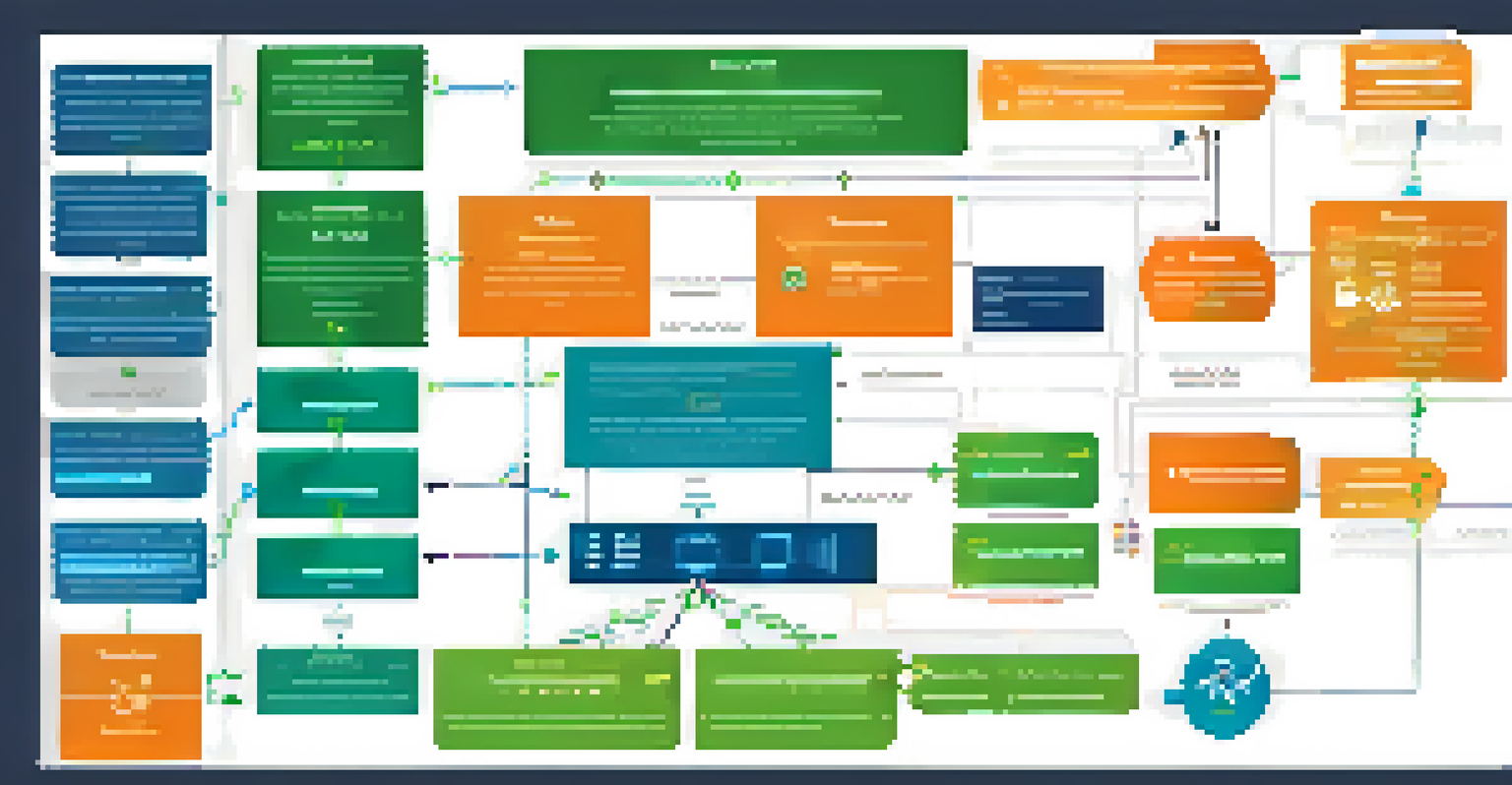 An infographic explaining decentralized exchanges with a flowchart connecting users to tokens, using blue and green colors.