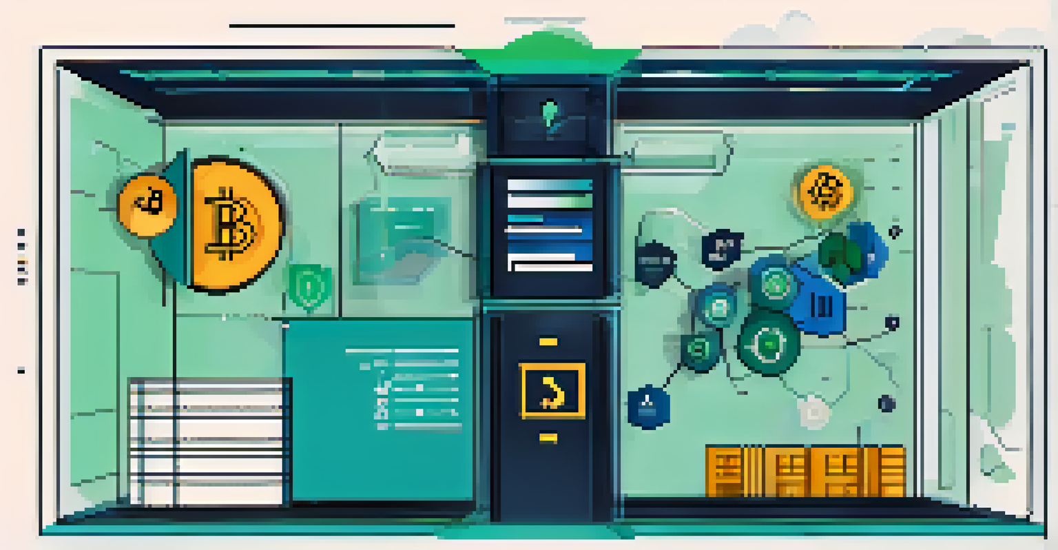 An infographic illustrating self-custody and third-party custody solutions for cryptocurrencies.
