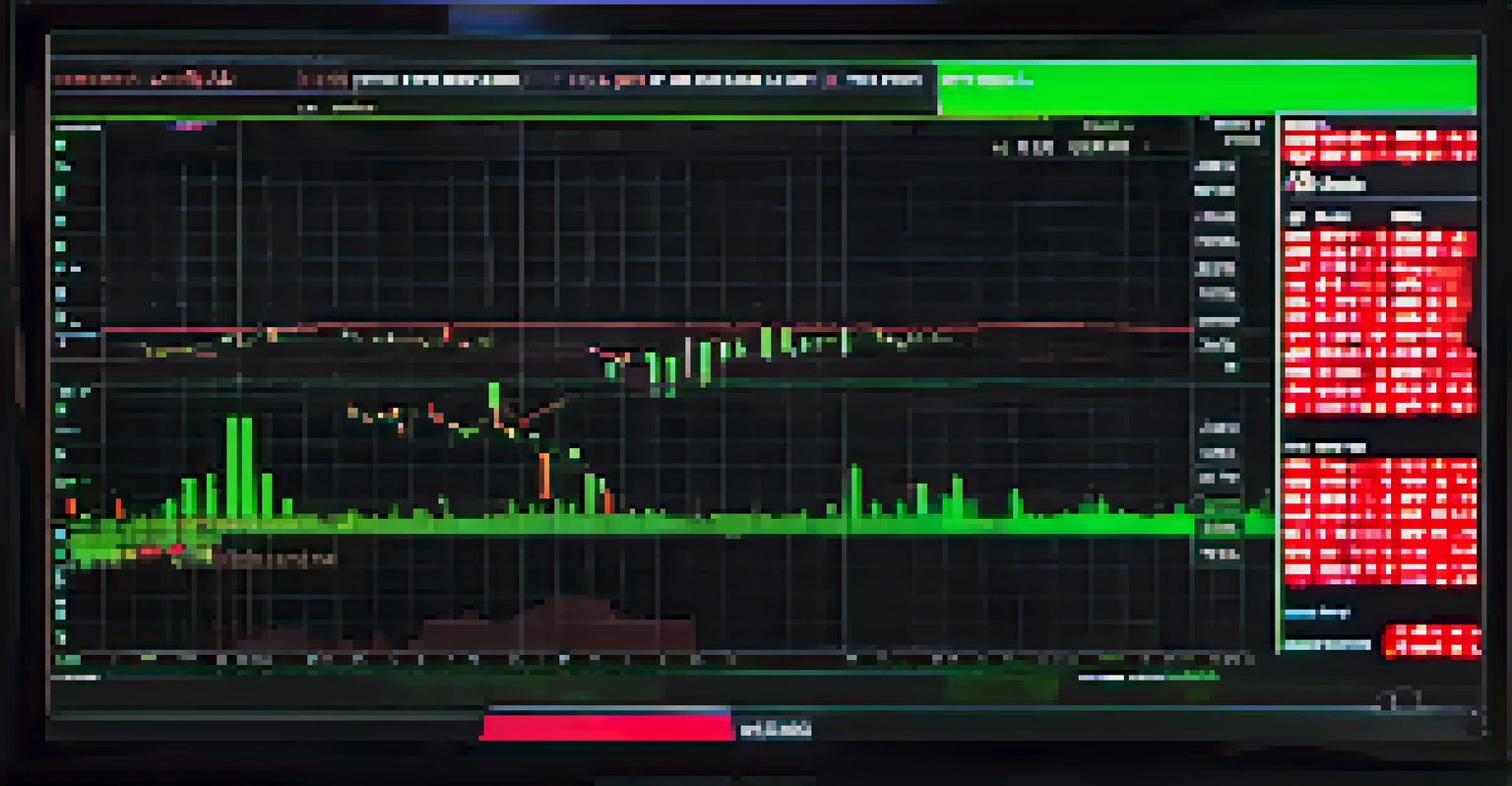 A close-up of a trading platform showing buy and sell orders with a worried trader's reflection.