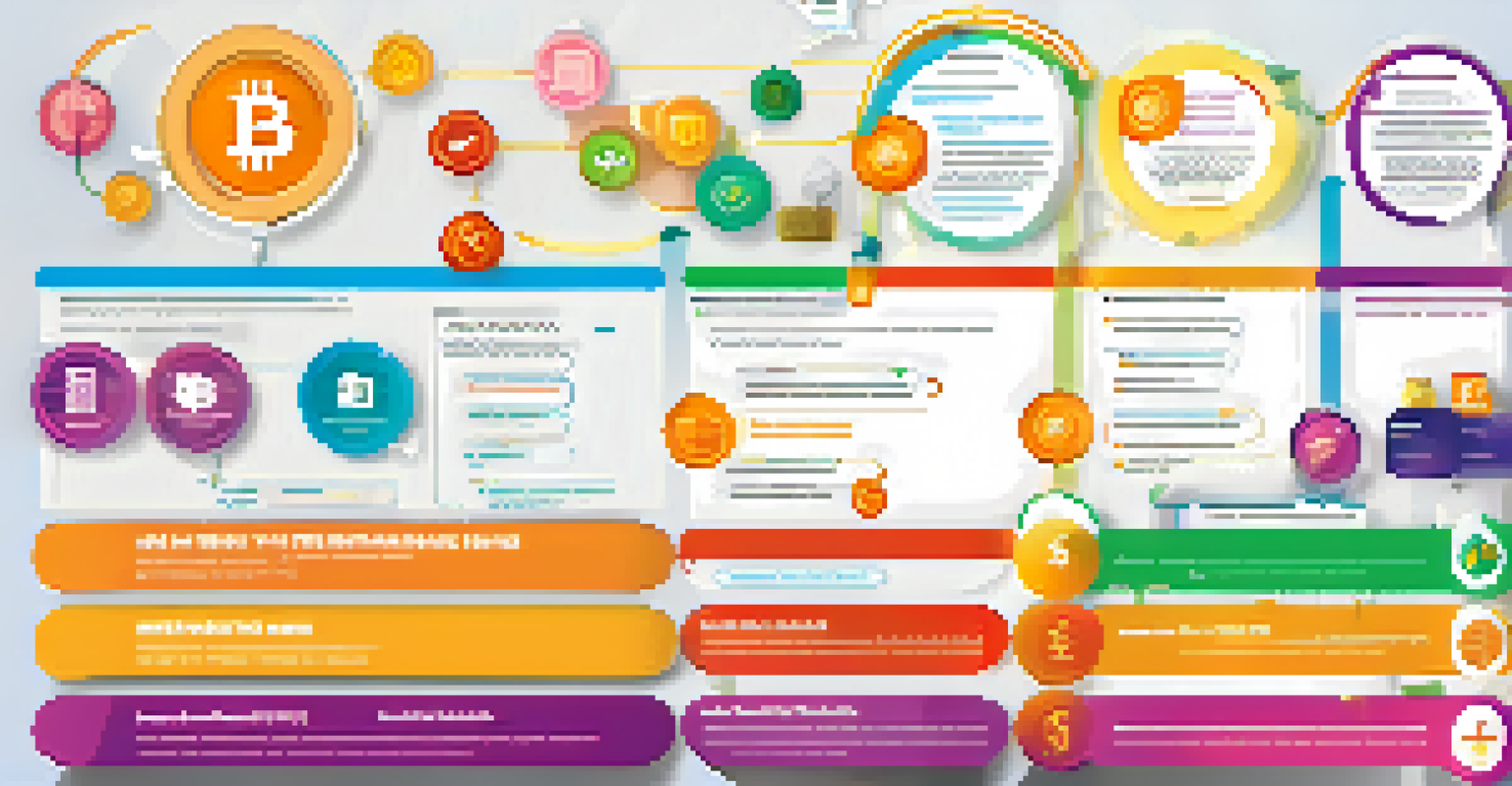 An infographic illustrating the benefits of cryptocurrency rewards programs, with colorful sections and icons representing loyalty and digital currencies.