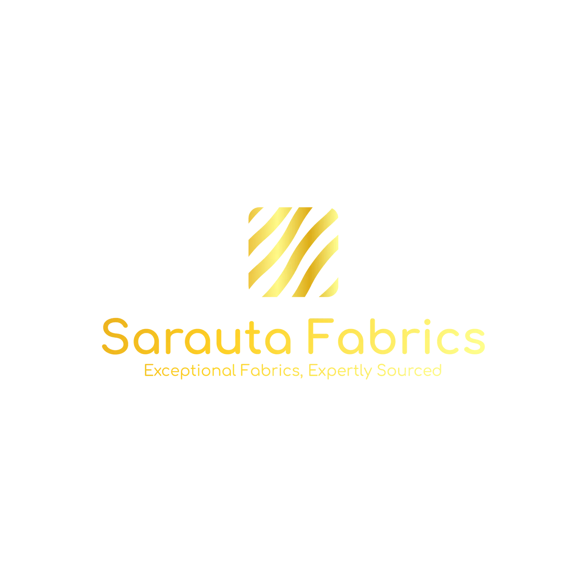 Minimal white logo version for fabric selvage stamps