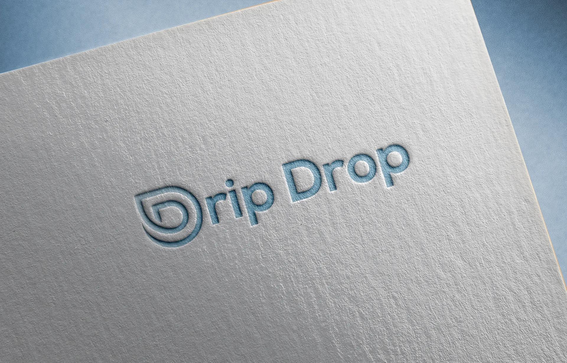 Contrast test on a matte dark business card template