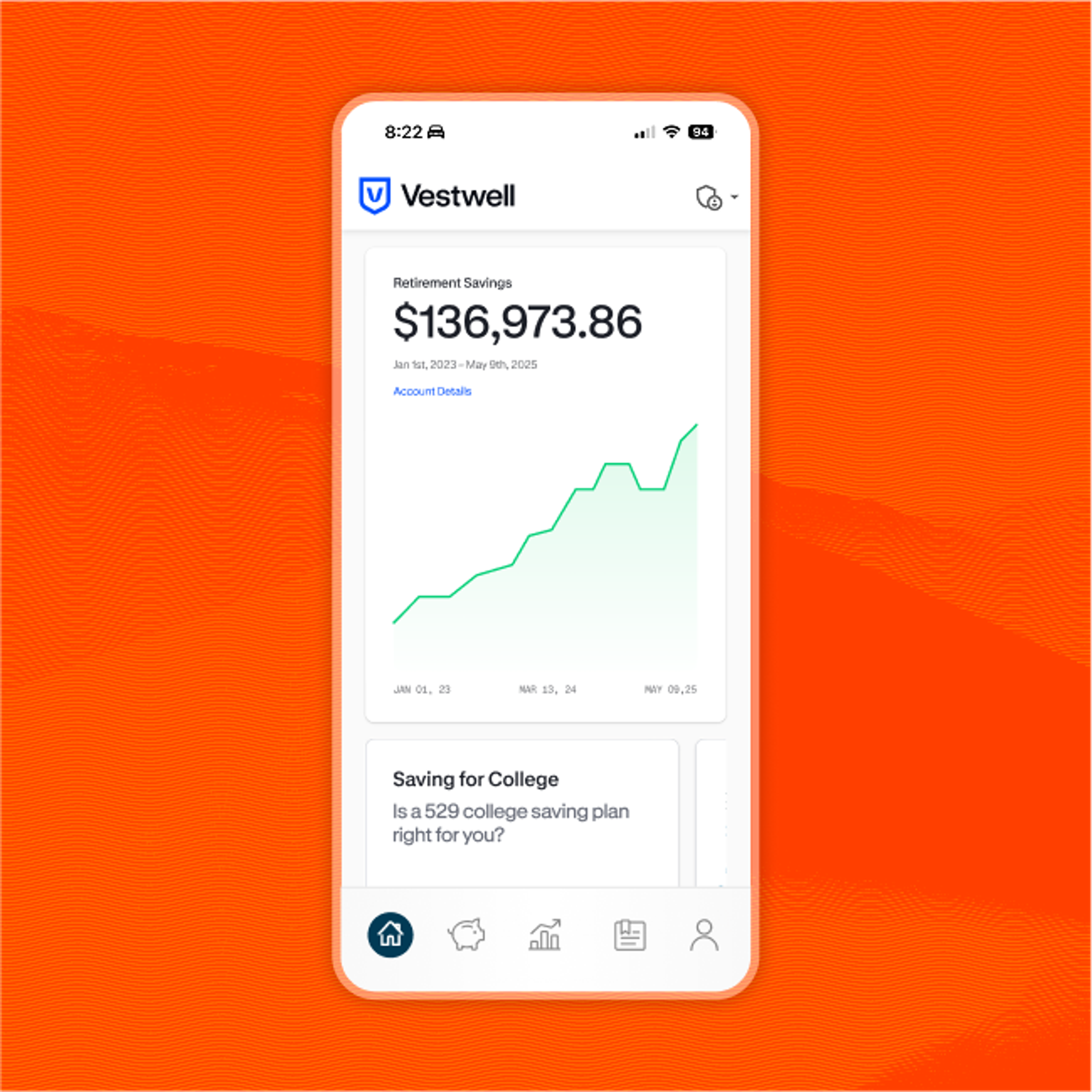 Vestwell Mobile App