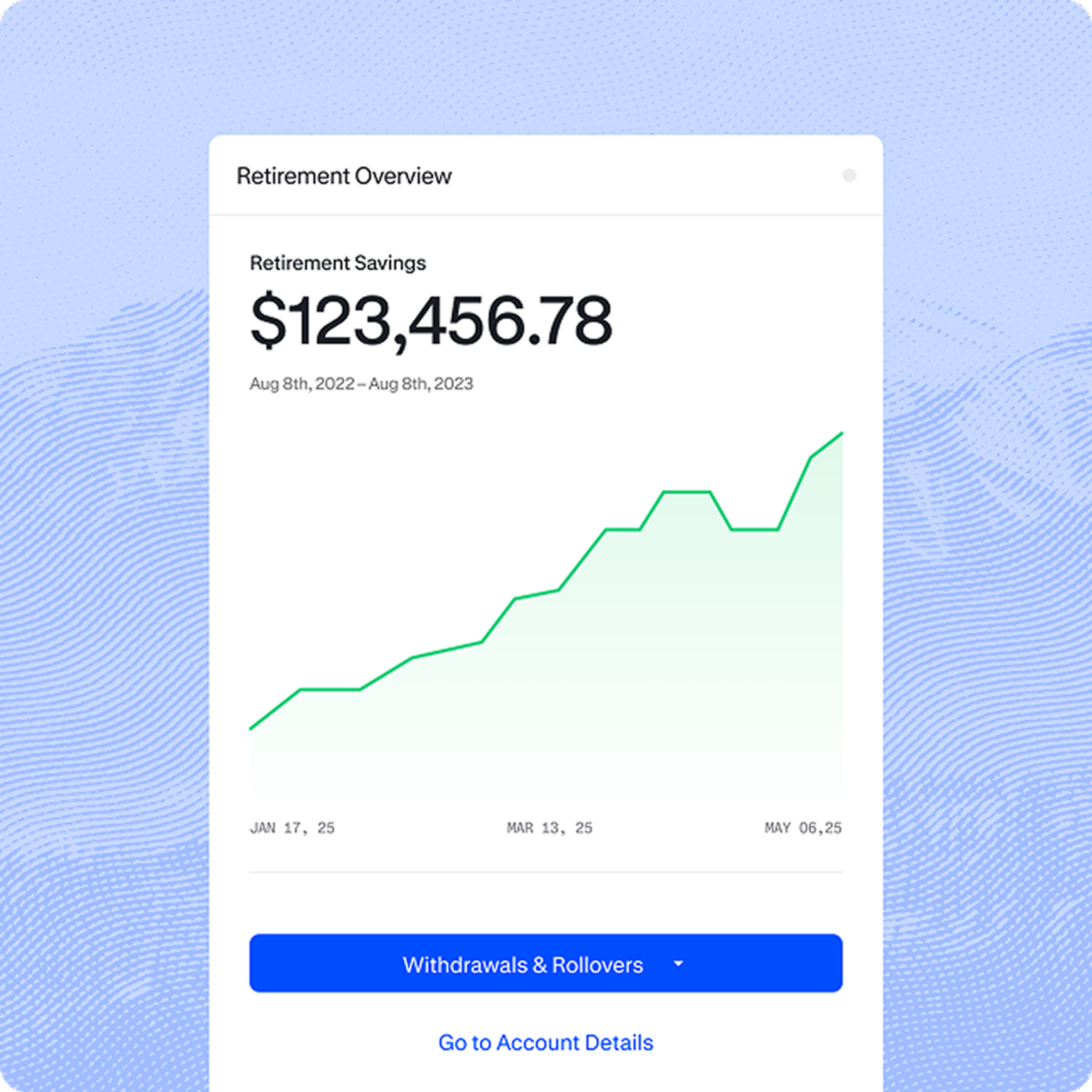 balance graph with bar going up