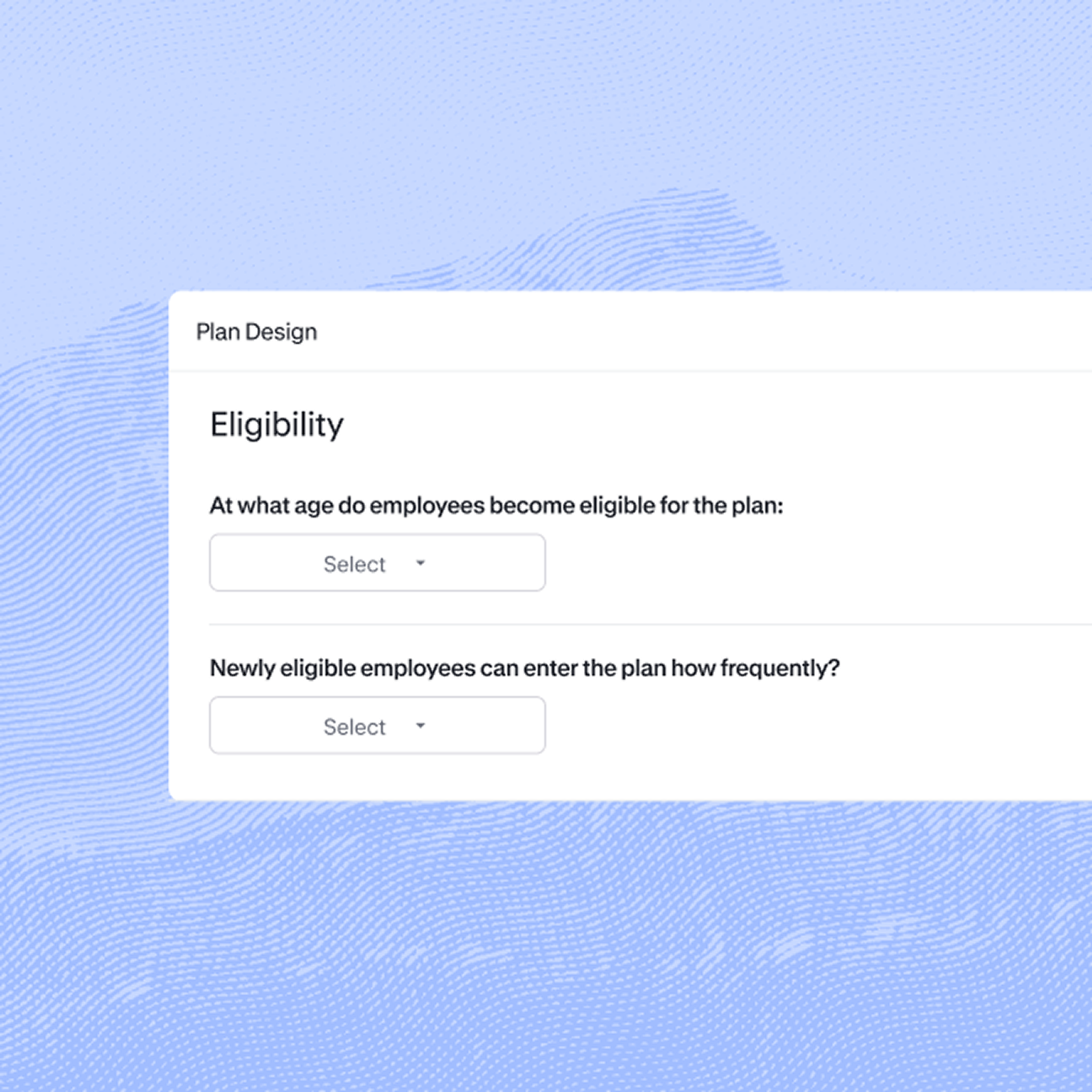 eligibility questions
