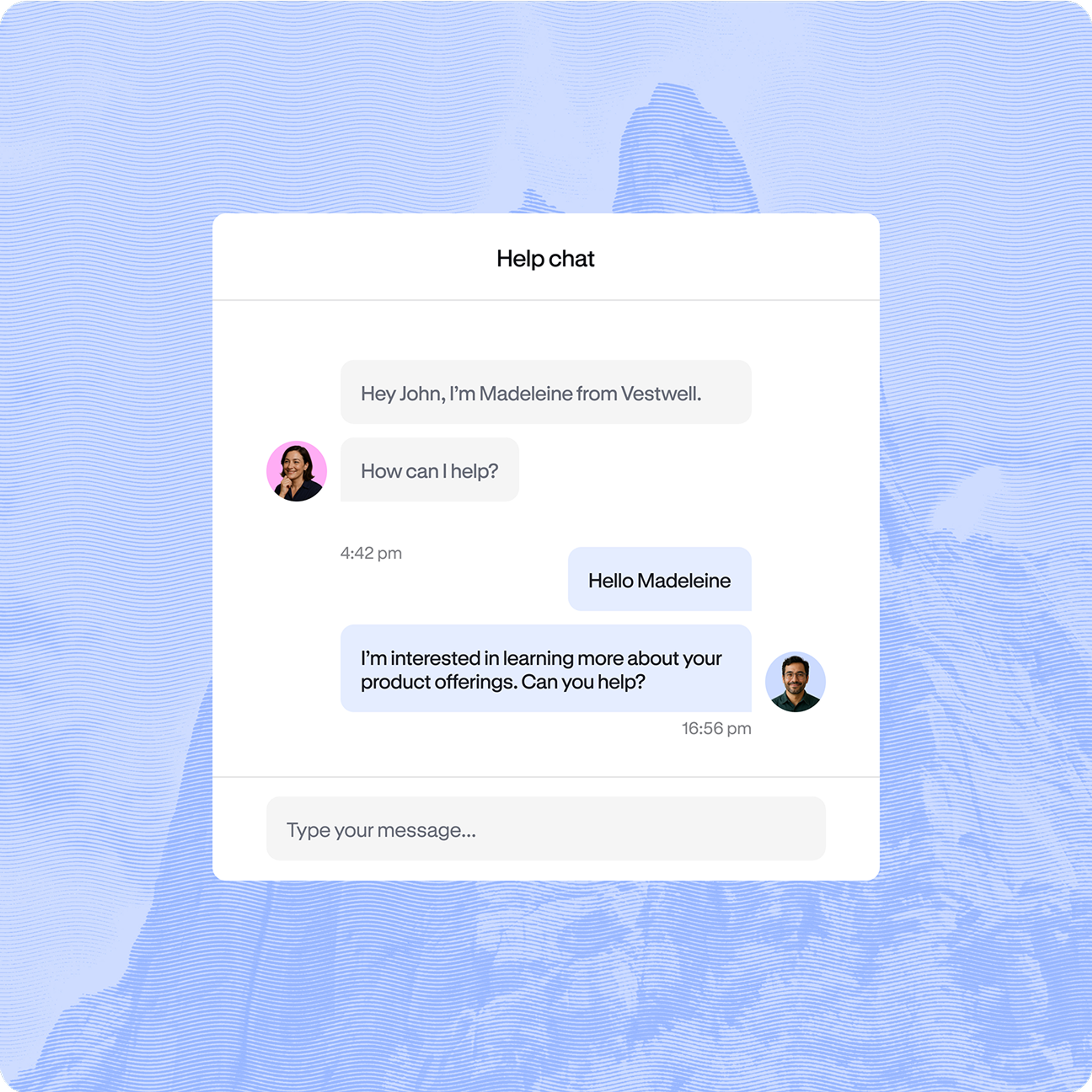 client support chat