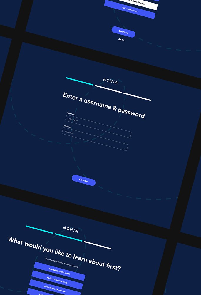 dashboard homepage with nav