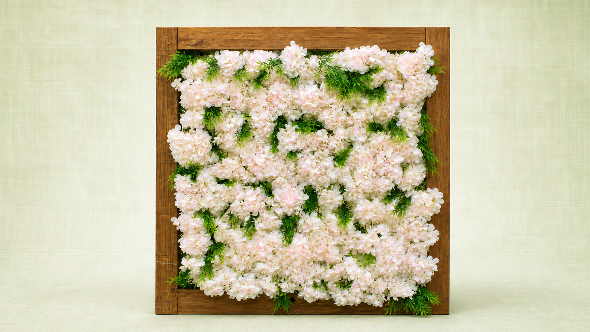 Rustic Flower Wall