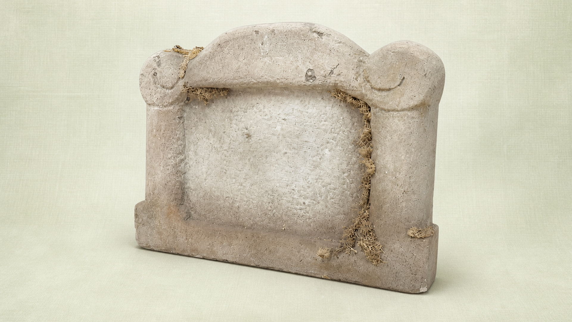 Weathered Cemetery Headstone Grave