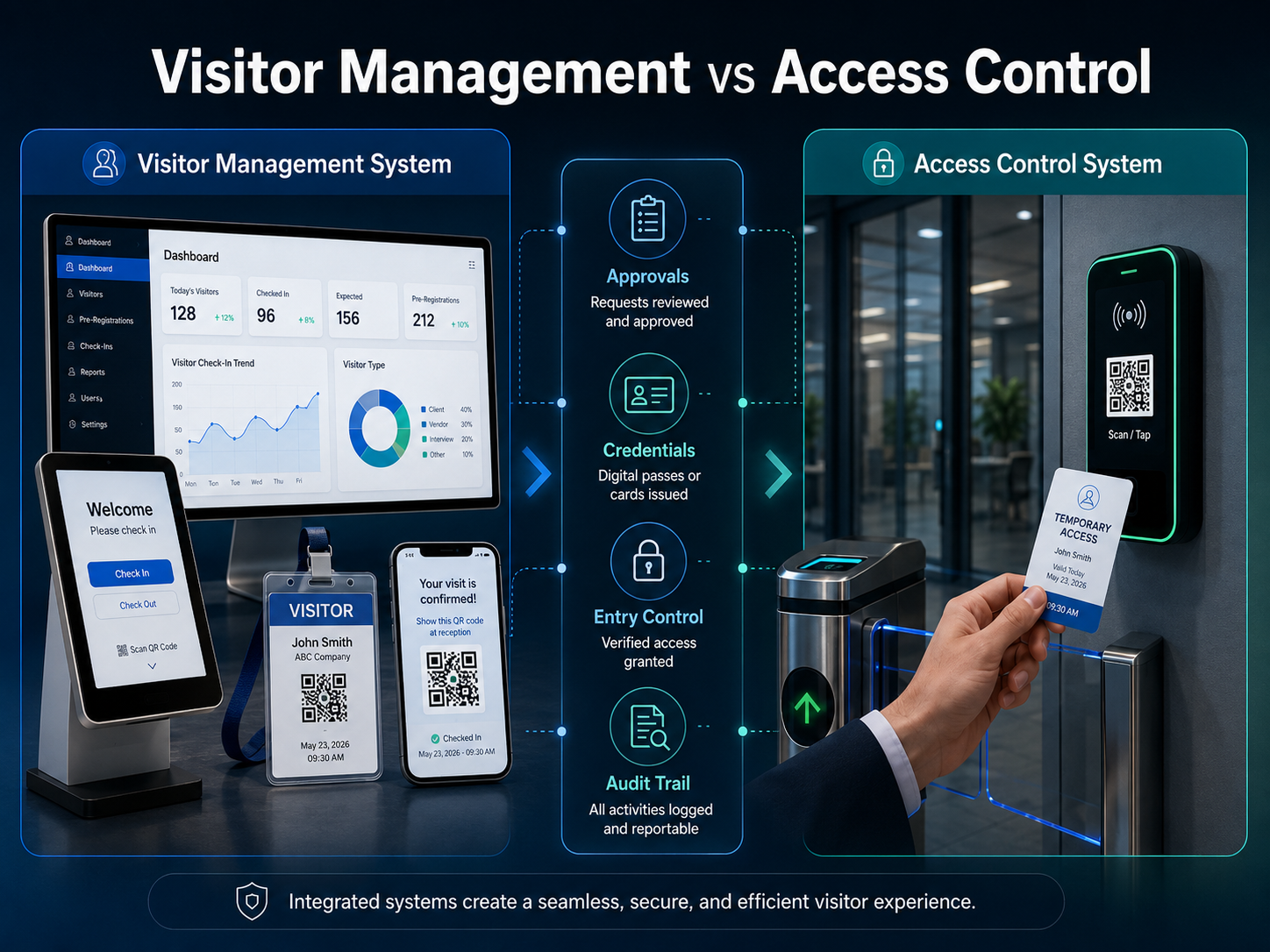 Visitor Management System vs Access Control System: Differences, Costs & Integration Guide 2026