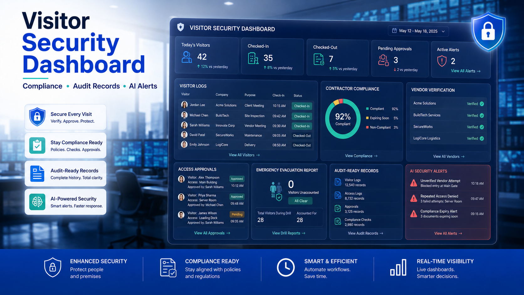 Role of Technology in Improving Visitor Security and Compliance