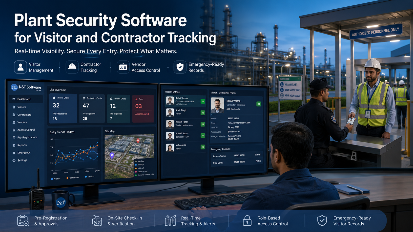Industrial Visitor Management Software for Manufacturing Units : A Complete Guide