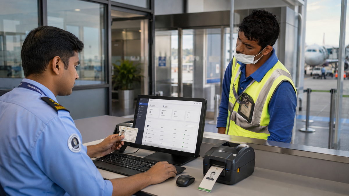 Airport Visitor Management System: Airside Contractor Access, Escort & Badge Workflow Guide