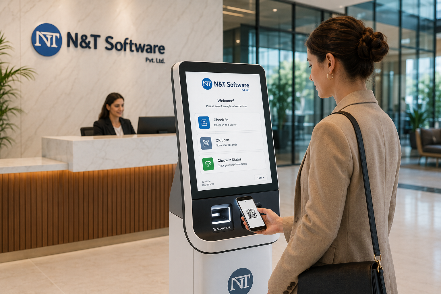 Self-Service Visitor Check-In Kiosk: Software, Hardware, Security & Pricing Guide 2026