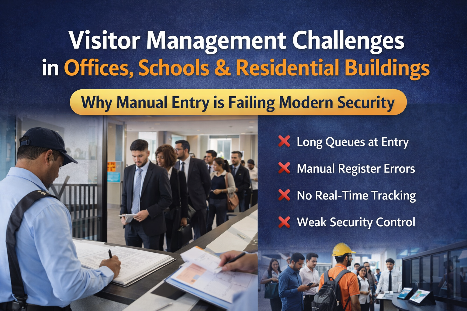 Common Visitor Management Challenges in Offices, Schools, and Residential Buildings 2026