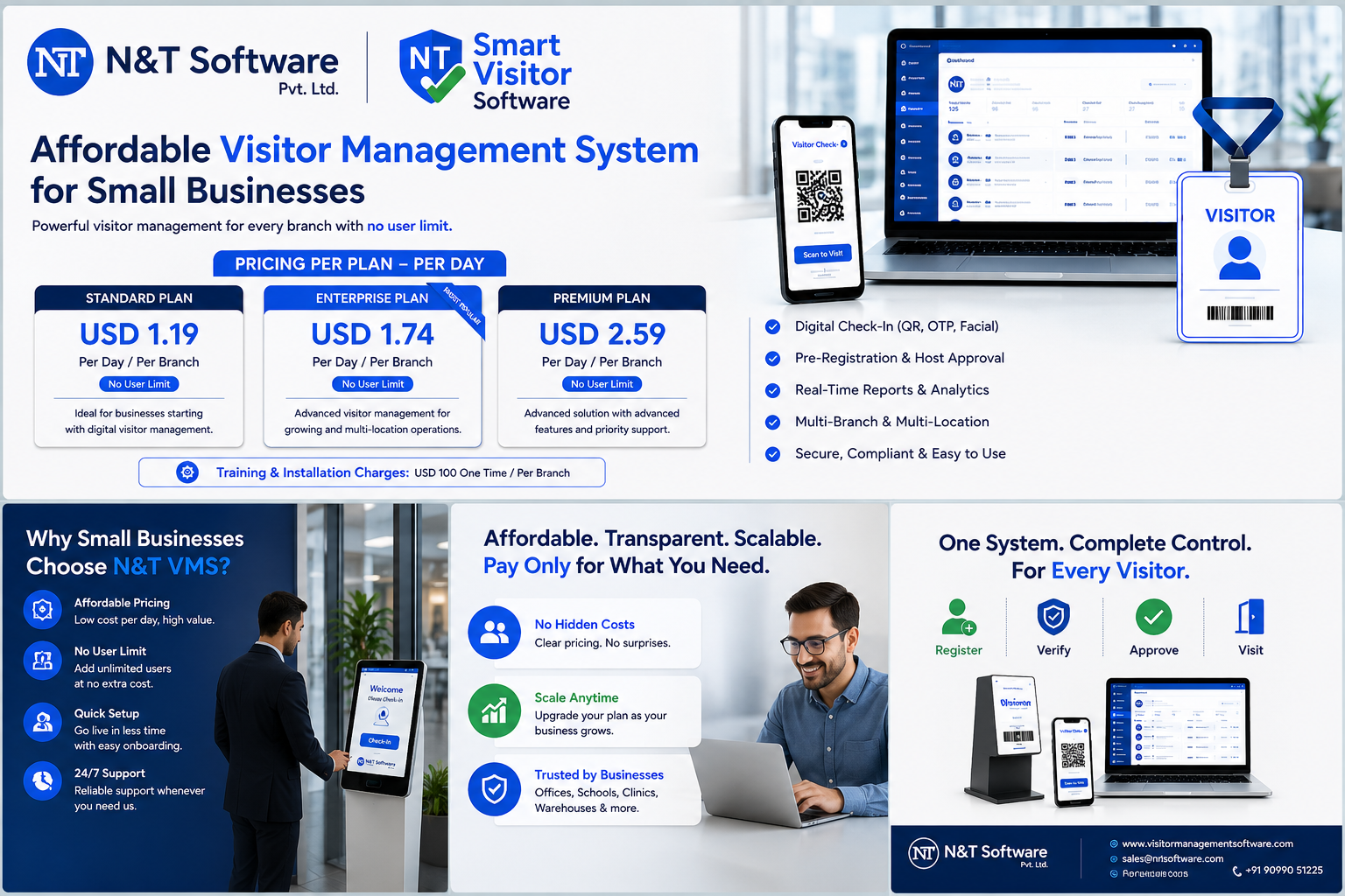 Affordable Visitor Management System for Small Businesses: Pricing & Features 2026