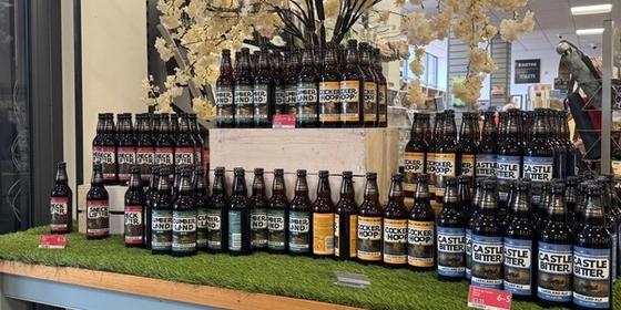 Great news - Our Bottled Beer is now in Booths.