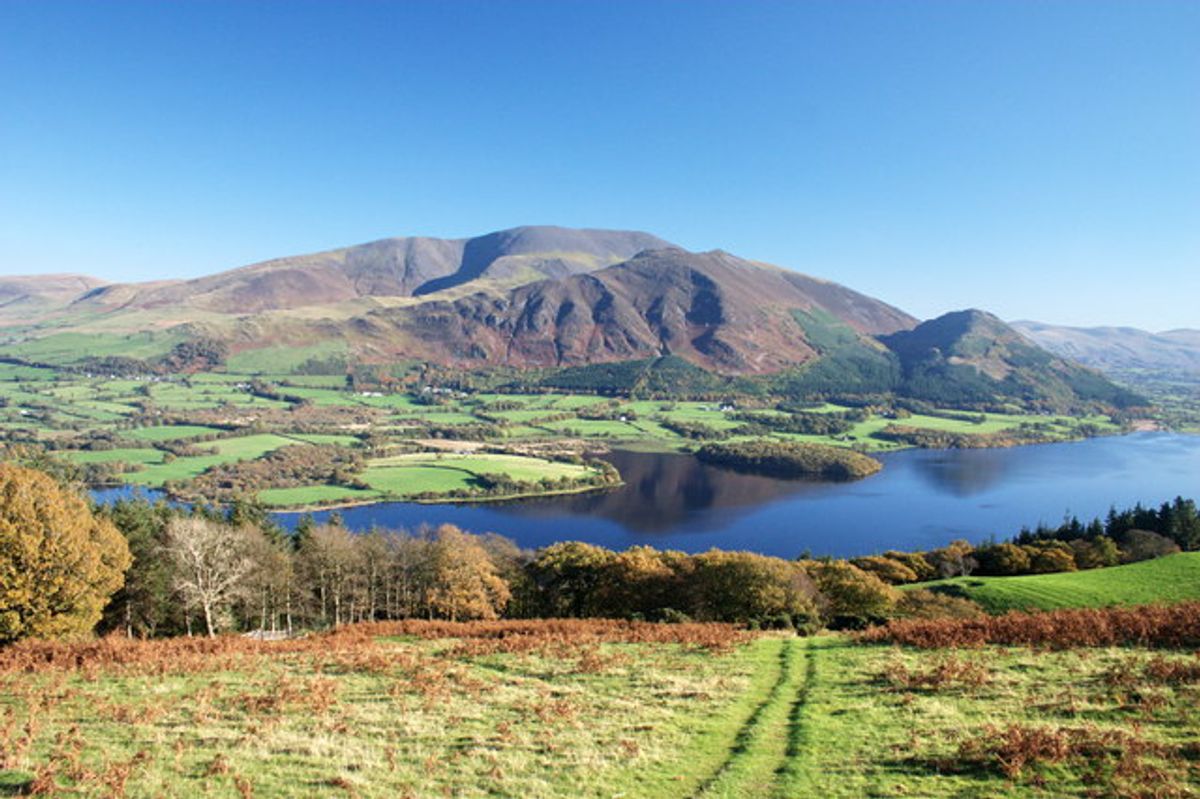 Lake District landscape near the Sale Fell walk
