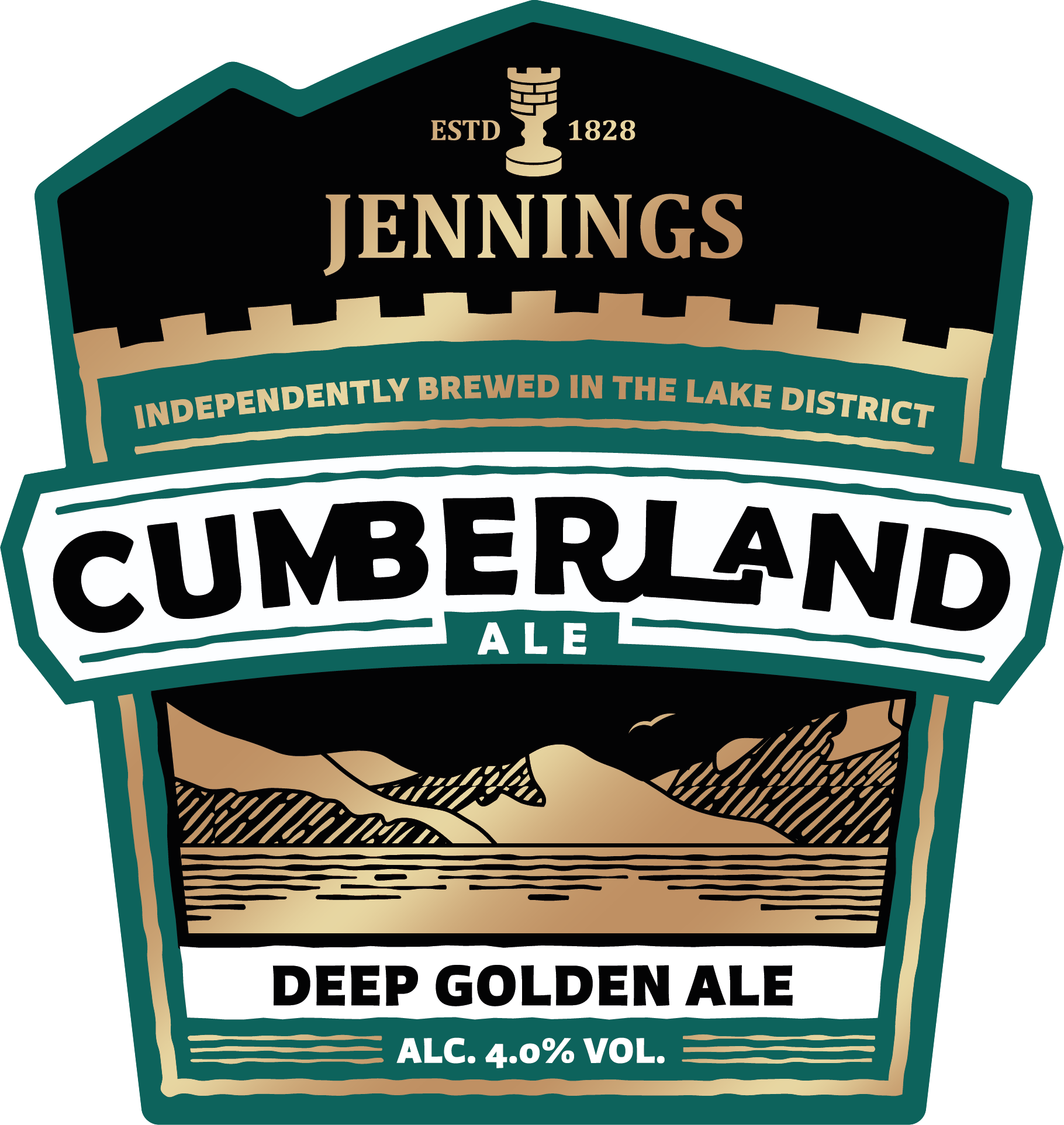 Jennings Pump Clip Coaster // Cumberland Ale