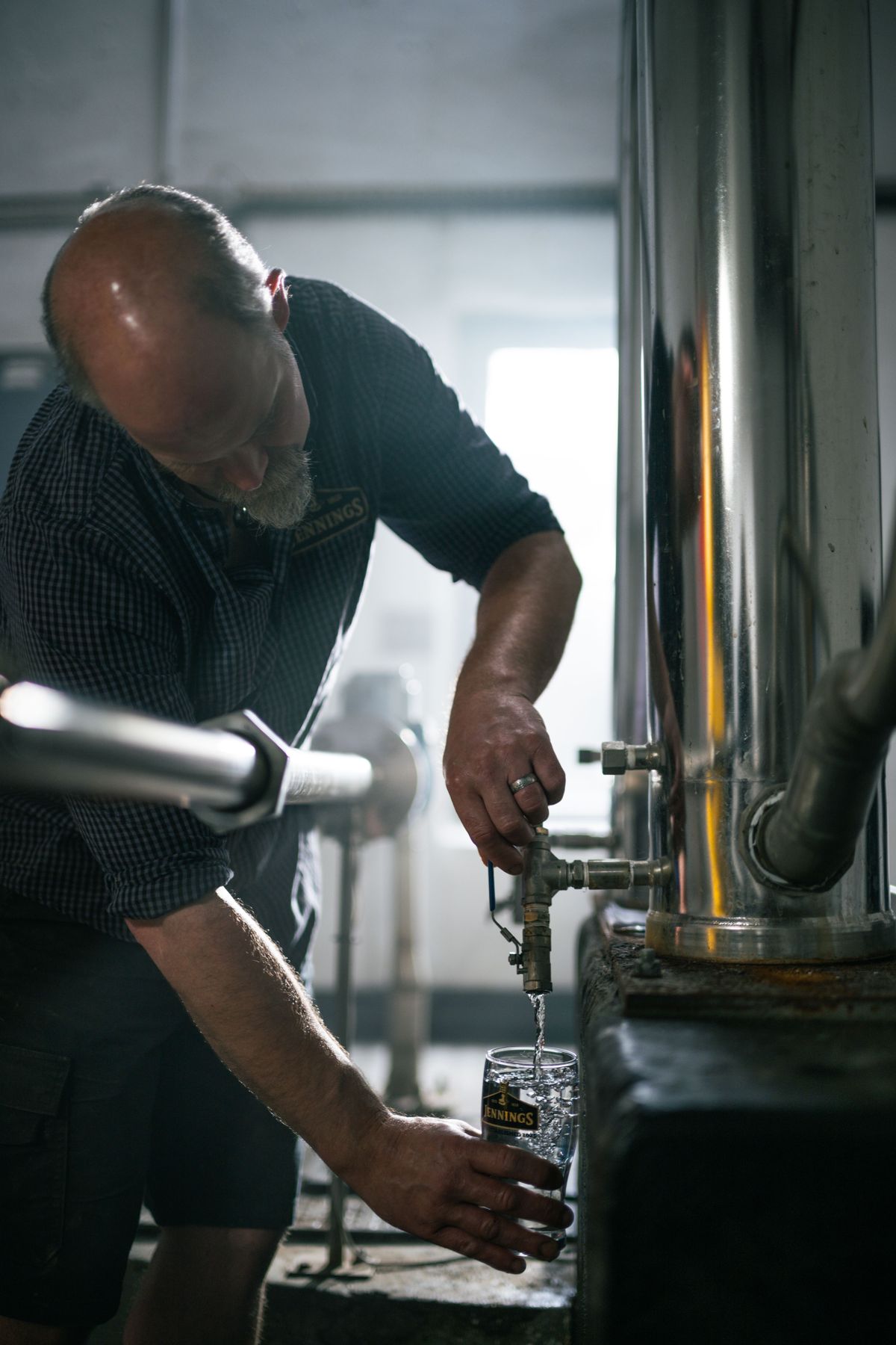 Water drawn from the brewery's own well