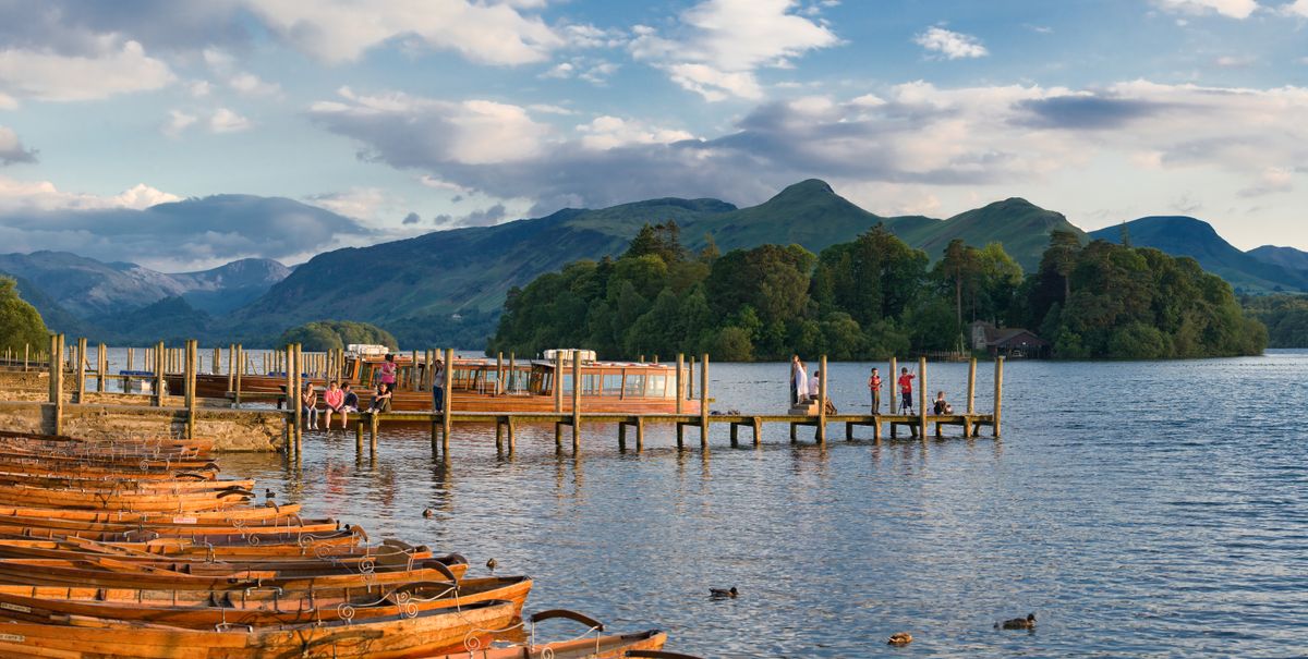 Lake District landscape near the The Derwentwater Walk walk