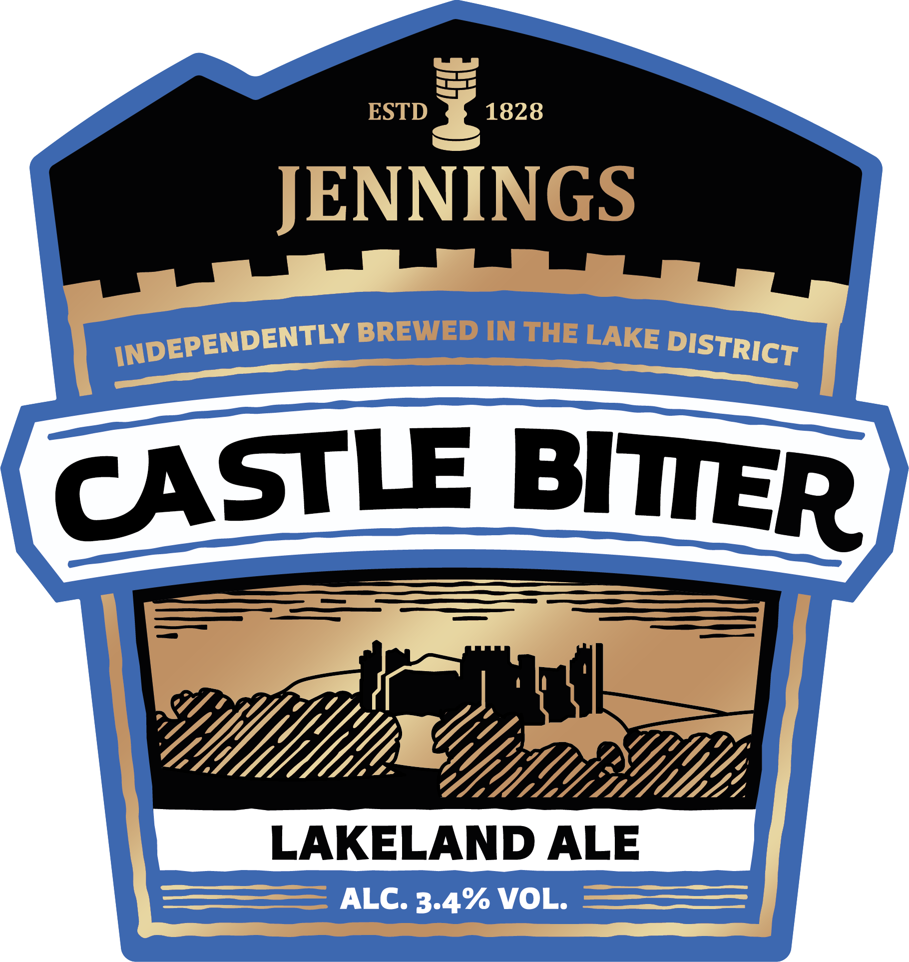 Jennings Pump Clip Coaster // Castle Bitter