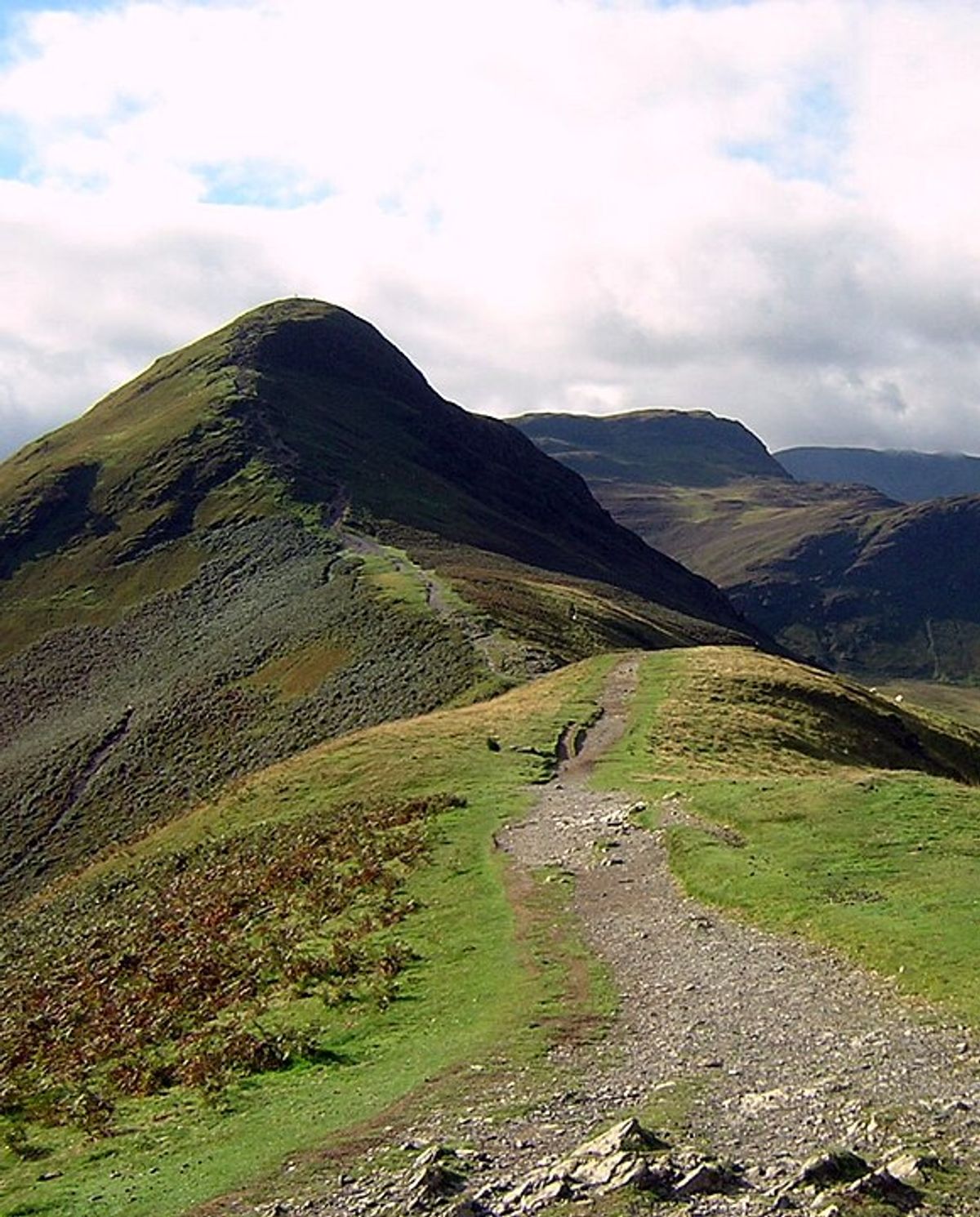 Lake District landscape near the Catbells via Derwentwater walk