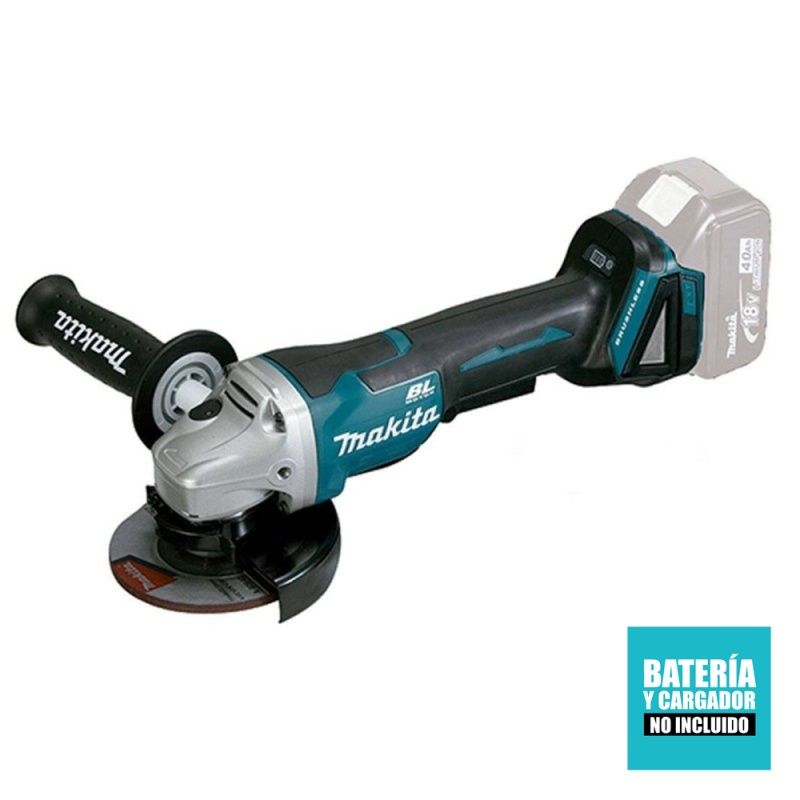 AMOLADORA ANGULAR 4 1/2" 18V LXT BL BARETOOL DGA458Z - MAKITA 