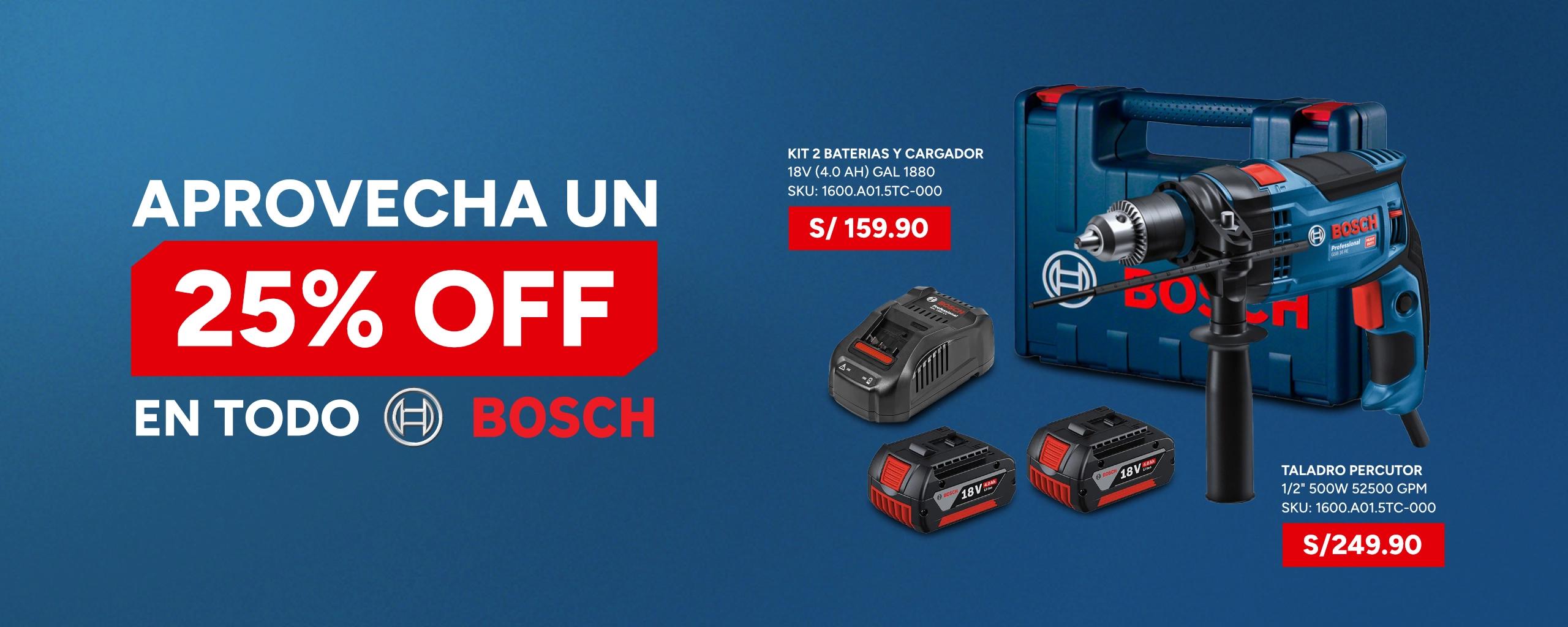 Productos y Herramientas Bosch - Taladros, Amoladoras, Sierras y más