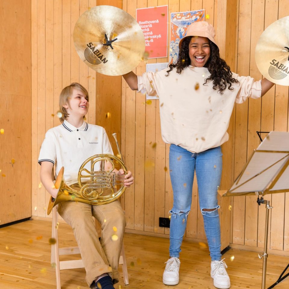 The Year of the Orchestras! Celebration, joy, and community combined in one identity