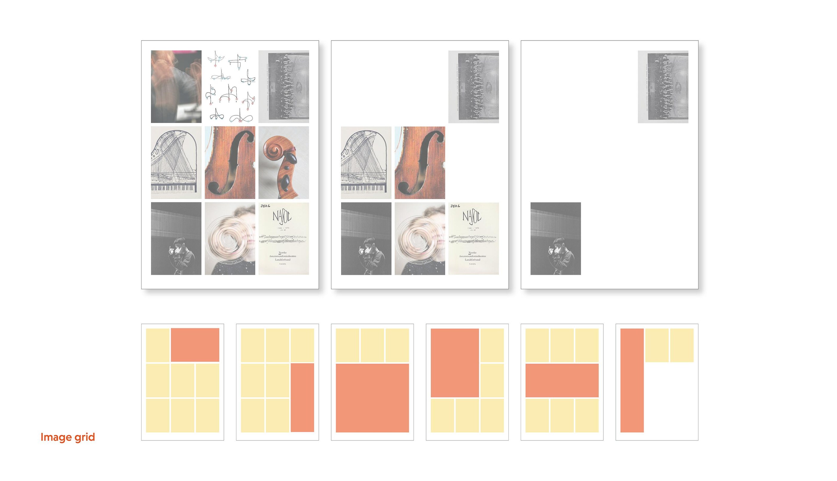 Usage examples of the image grid.