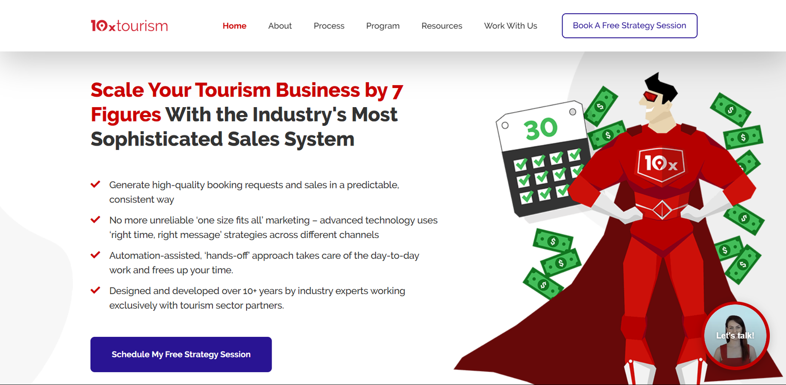 10X Tourism Website
