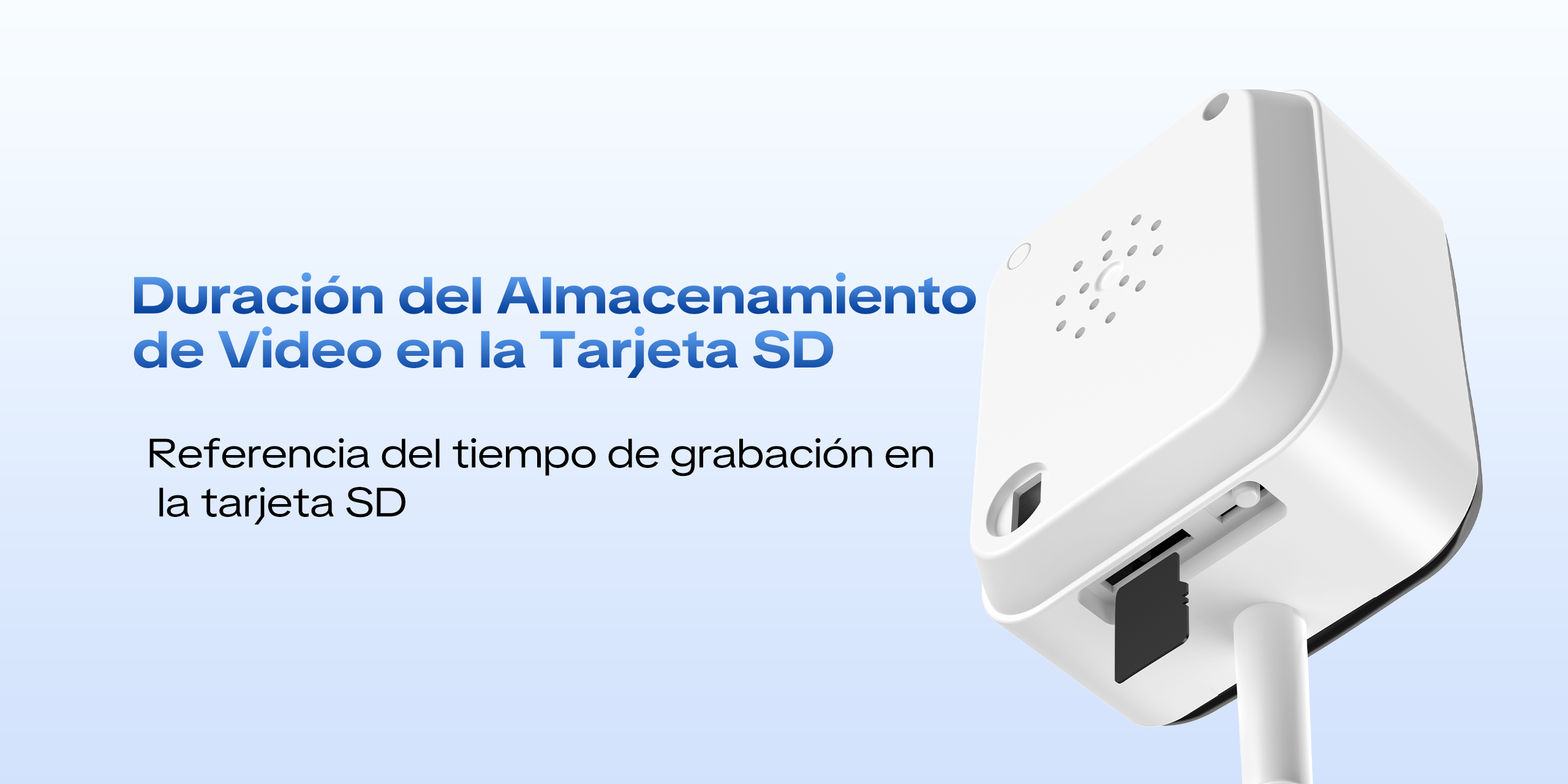 Duración de grabación tarjeta SD