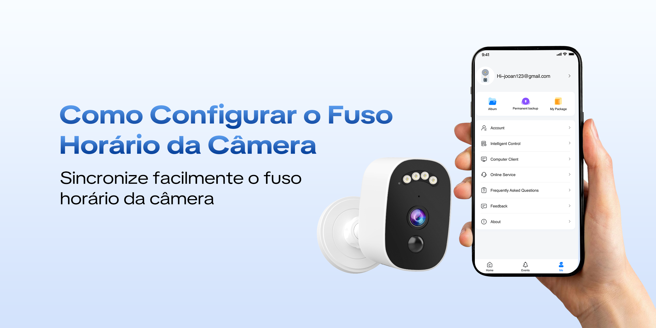 Definir fuso horário