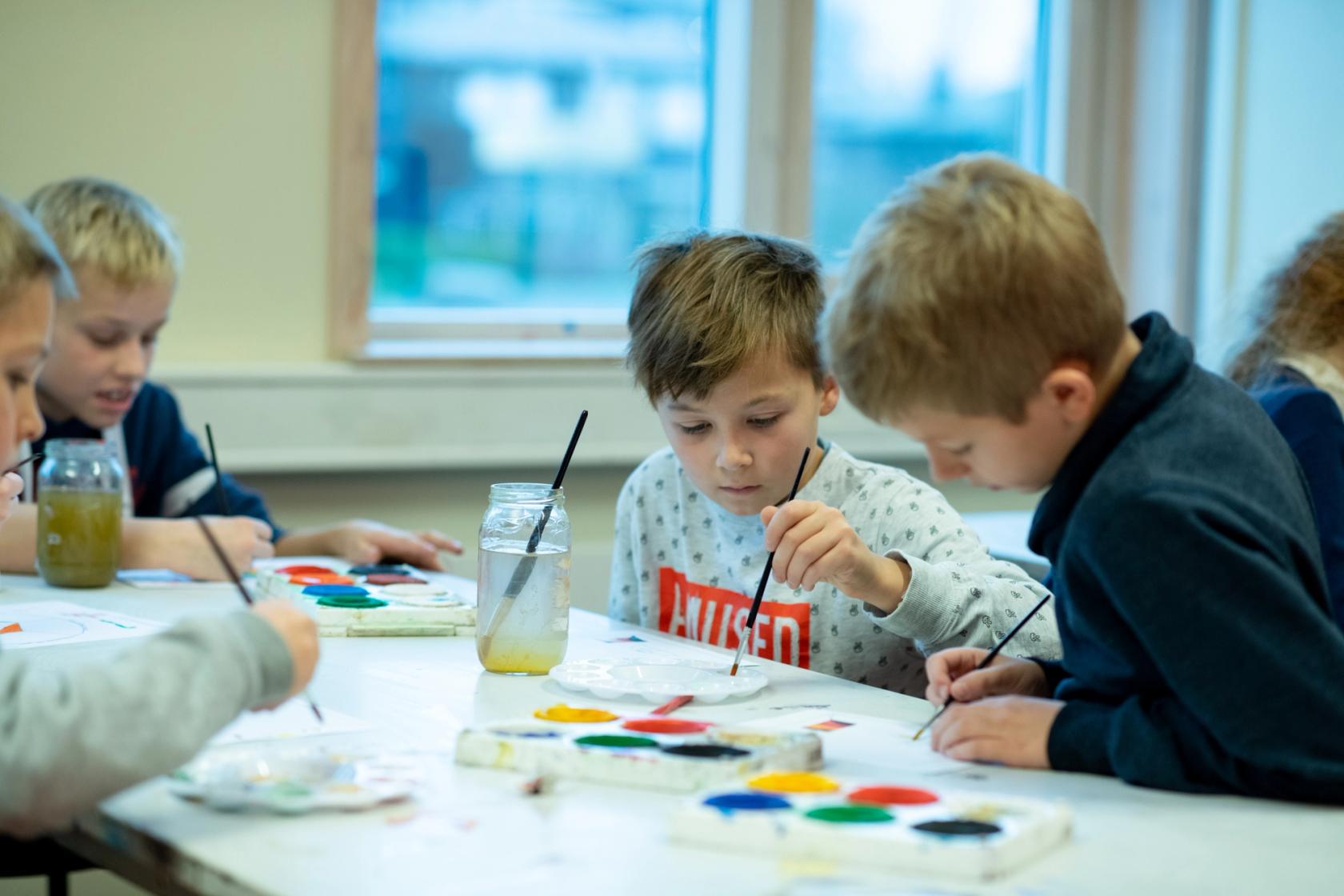 Elever ved Bogstad skole (2018) | Foto: Lars Opstad 