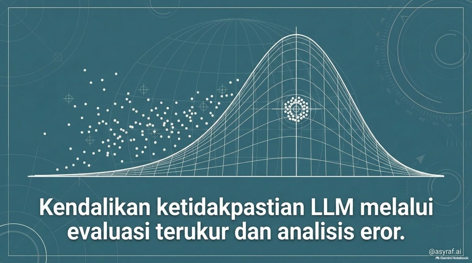 Kendalikan ketidakpastian LLM melalui evaluasi terukur dan analisis eror.