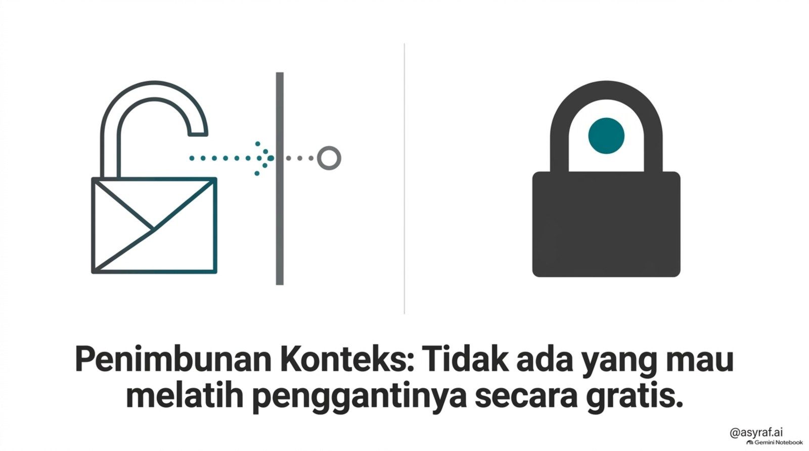 Tidak ada yang mau melatih penggantinya secara gratis.