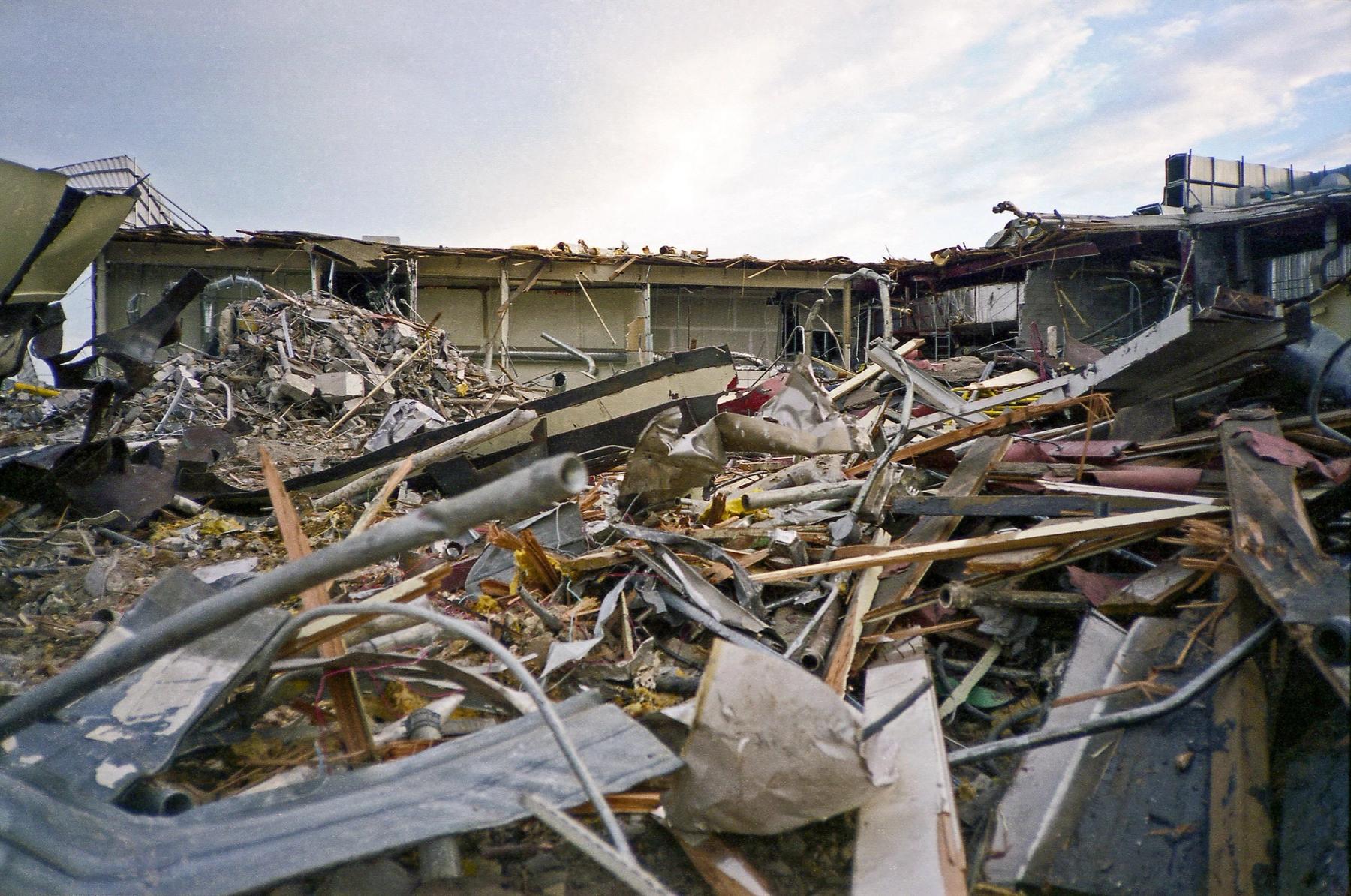 Teardown of the Imation plant (north end), 2011.