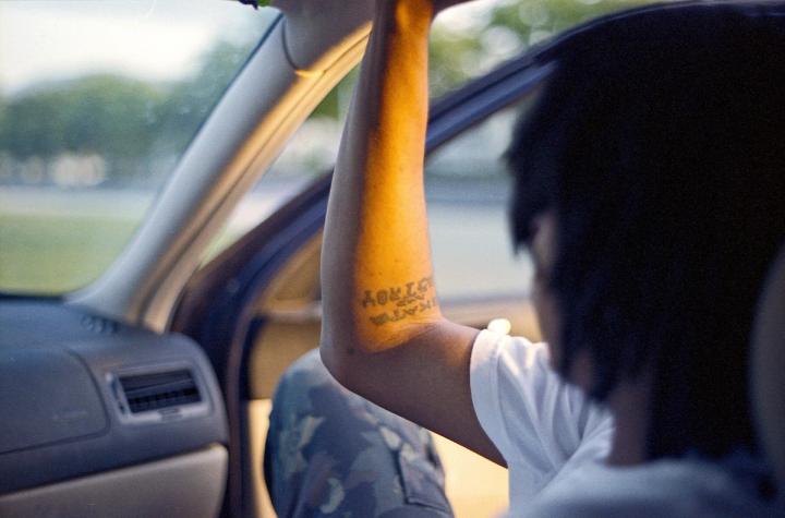 Tracy and Thrasher tattoo.