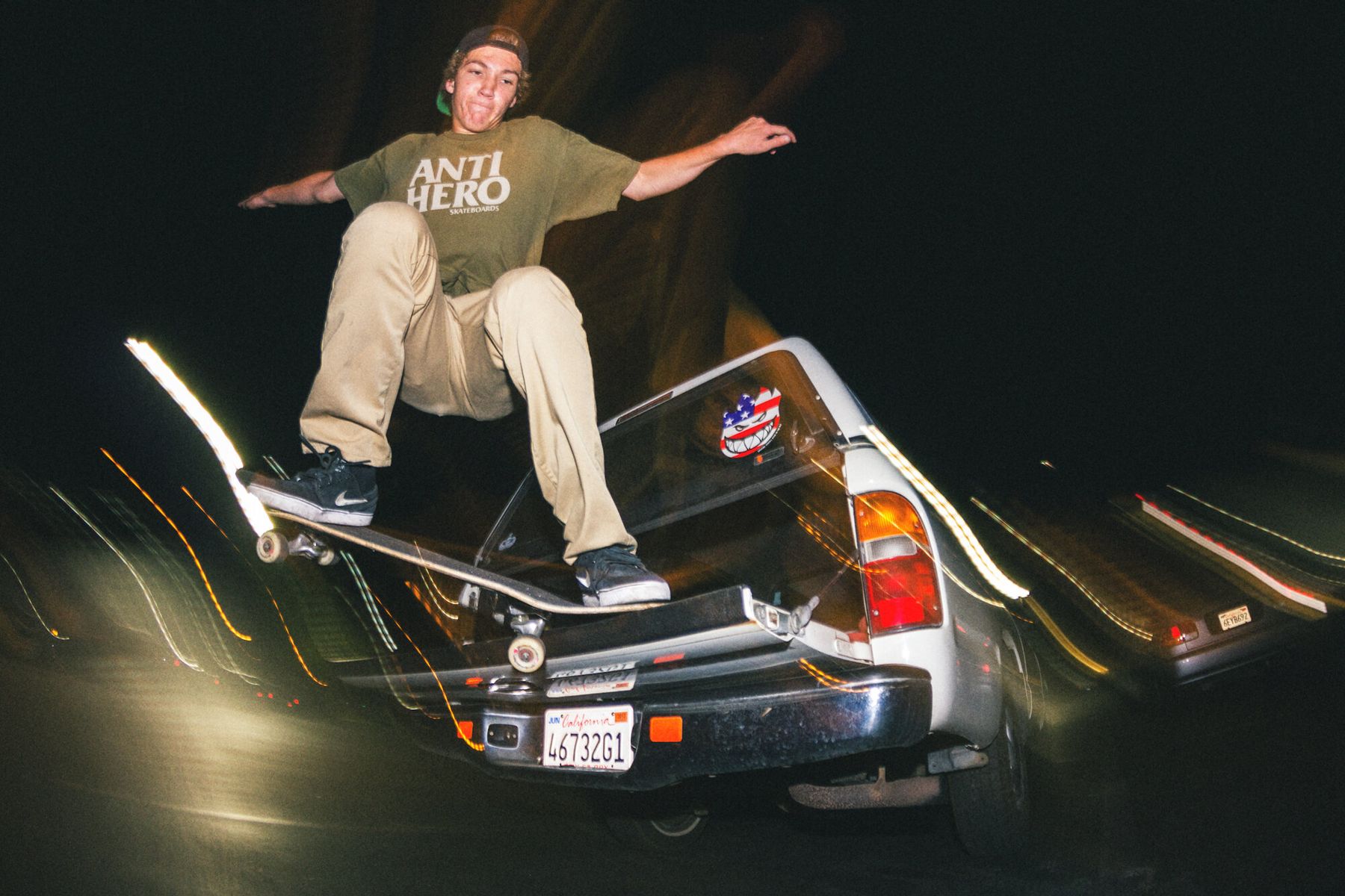 With a fresh perspective, even my old Tacoma became a skate spot in Camarillo’s old K-Mart parking lot.