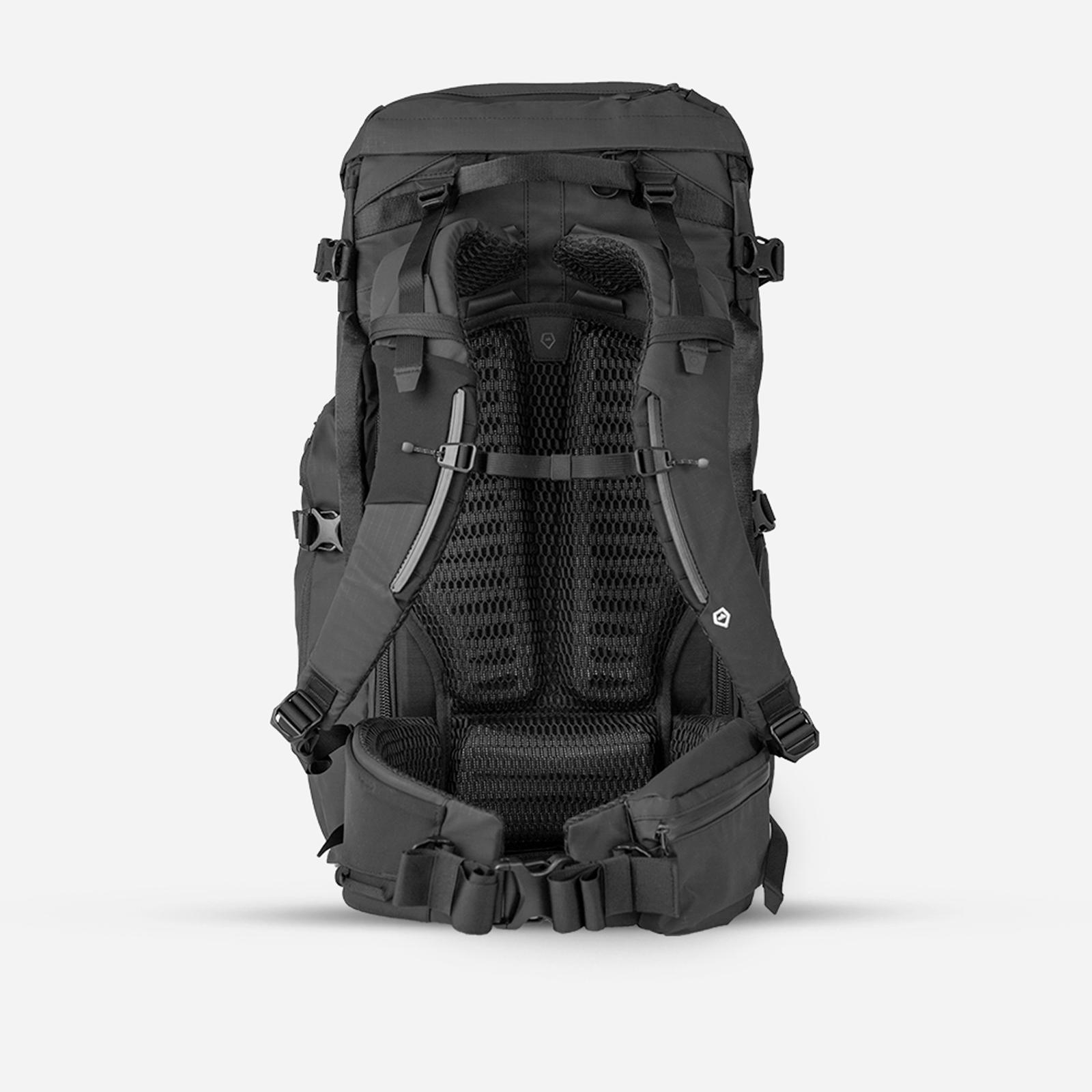 The straps and padding on the Wandrd Fernweh look on par with any hiking-specific backpack.