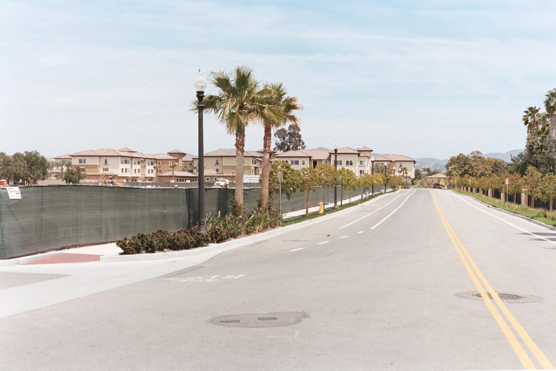 3M Drive after completion of the Andorra Apartments (south end), offering 1, 2, and 3 bedroom apartments. 2018.