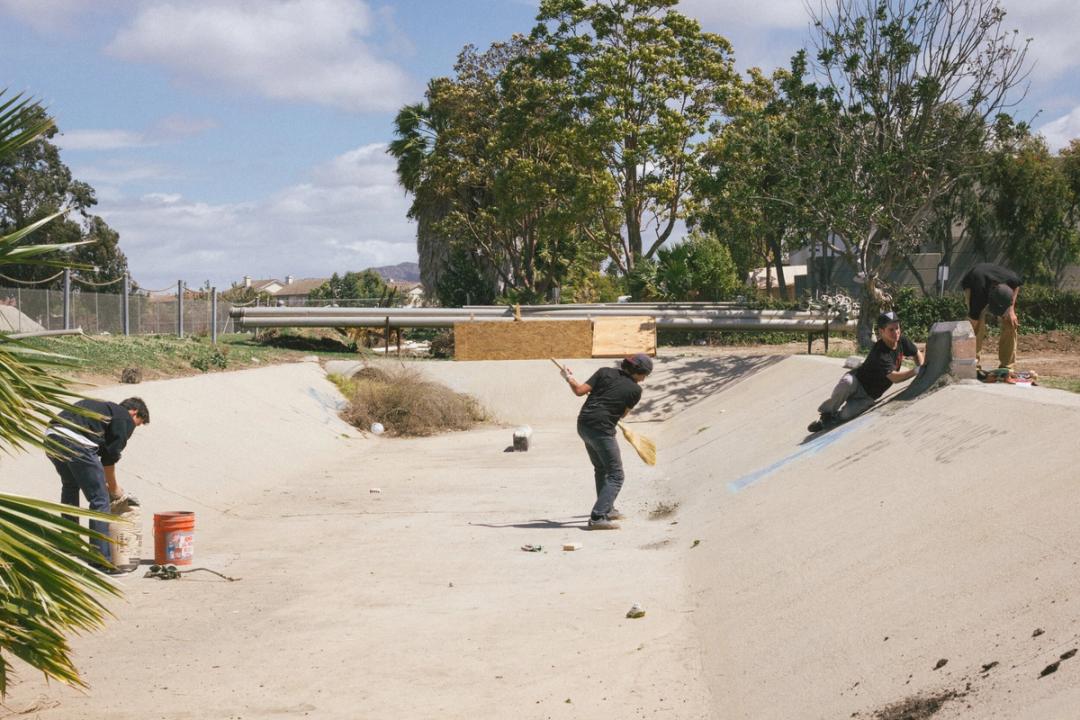 Some DIY attitude on an OG Camarillo spot.