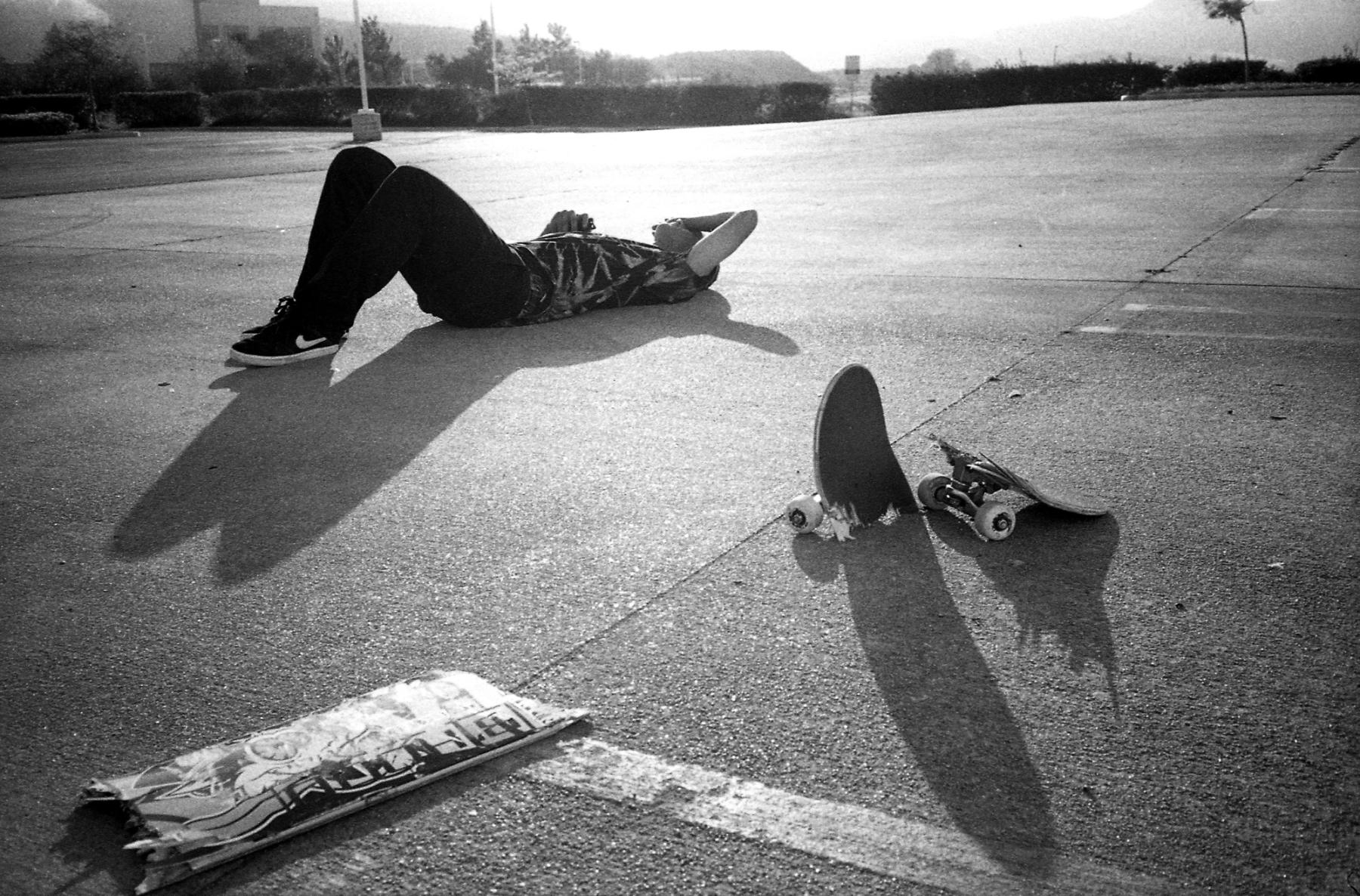 Another broken board for Corey.
