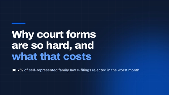 Why Court Forms Are So Hard, and What That Costs the People Filling Them Out