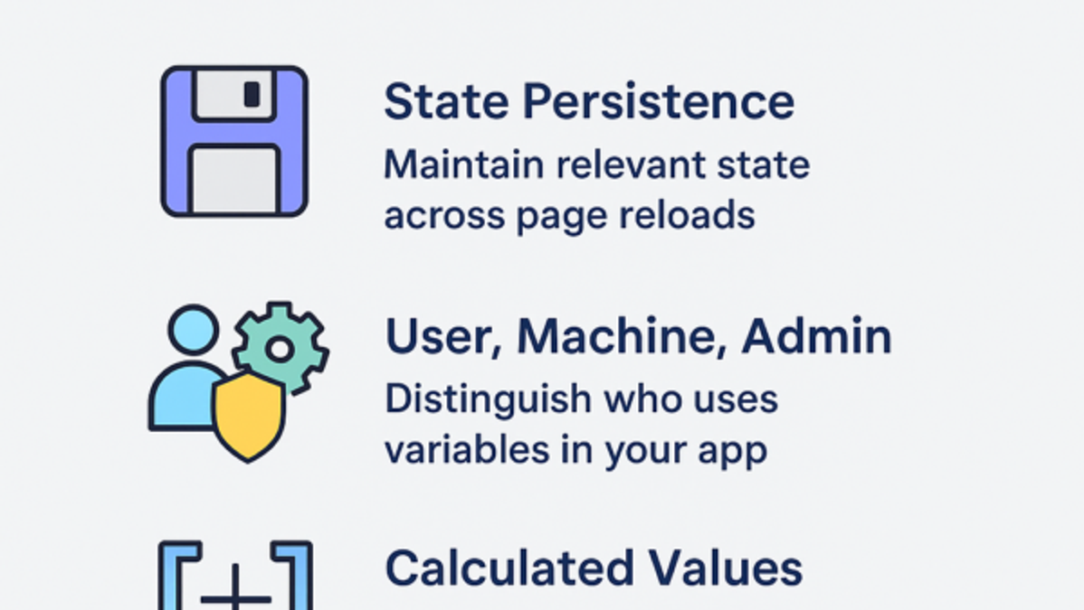 Mastering State, Memory & Variables in No-Code App Builder